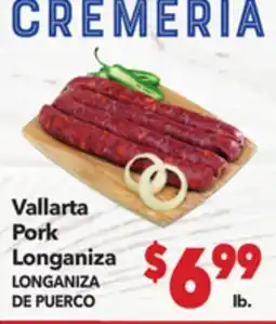 Vallarta Supermarkets Vallarta Pork Longaniza / LONGANIZA DE PUERCO offer