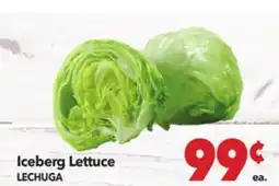 Vallarta Supermarkets Iceberg Lettuce / LECHUGA offer