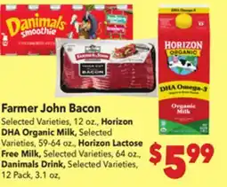Vallarta Supermarkets Farmer John Bacon offer