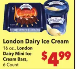 Vallarta Supermarkets London Dairy Ice Cream offer