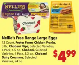 Vallarta Supermarkets Nellie's Free Range Large Eggs offer