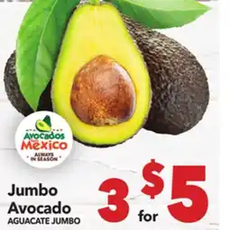 Vallarta Supermarkets Jumbo Avocado / AGUACATE JUMBO offer