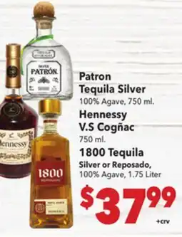 Vallarta Supermarkets Patron Tequila Silver offer