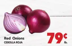 Vallarta Supermarkets Red Onions / CEBOLLA ROJA offer