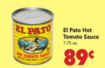 Vallarta Supermarkets El Pato Hot Tomato Sauce offer