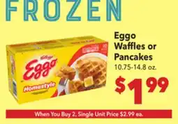 Vallarta Supermarkets Eggo Waffles or Pancakes offer