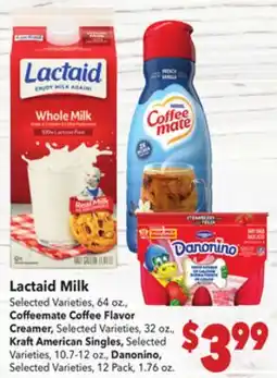 Vallarta Supermarkets Lactaid Milk offer