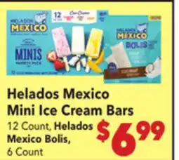 Vallarta Supermarkets Helados Mexico Mini Ice Cream Bars offer