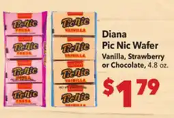 Vallarta Supermarkets Diana Pic Nic Wafer offer