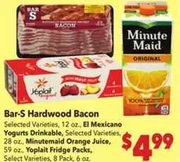 Vallarta Supermarkets Bar-S Hardwood Bacon offer