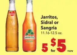 Vallarta Supermarkets Jarritos, Sidral or Sangria offer