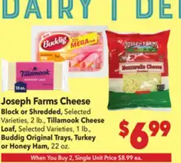 Vallarta Supermarkets Joseph Farms Cheese offer