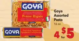 Vallarta Supermarkets Goya Assorted Pasta offer