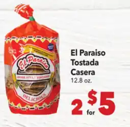 Vallarta Supermarkets El Paraiso Tostada Casera offer