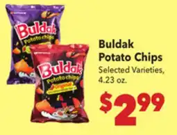 Vallarta Supermarkets Buldak Potato Chips offer