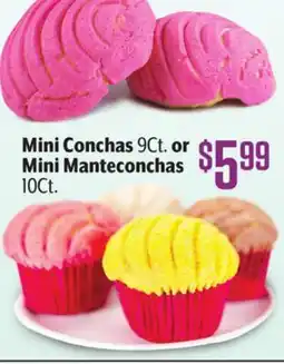 Vallarta Supermarkets Mini Conchas 9Ct or Mini Manteconchas 10Ct offer