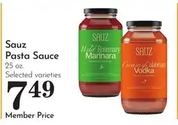 Pavilions Sauz Pasta Sauce offer