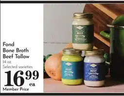 Pavilions Fond Bone Broth Beef Tallow offer