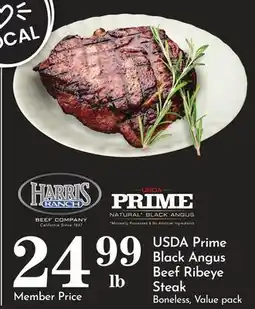 Pavilions USDA Prime Black Angus Beef Ribeye Steak offer