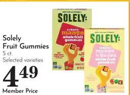 Pavilions Solely Fruit Gummies offer