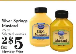 Pavilions Silver Springs Mustard offer