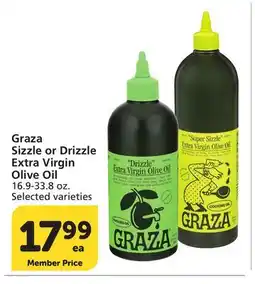Vons Graza Sizzle or Drizzle Extra Virgin Olive Oil offer