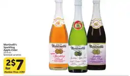Vons Martinelli's Sparkling Apple Cider offer