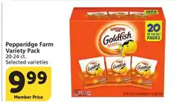 Vons Pepperidge Farm Variety Pack offer