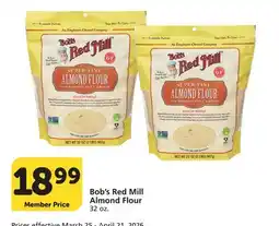Vons Bob's Red Mill Almond Flour offer