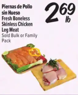 El Super Fresh Fresh Boneless Skinless Chicken Leg Meat offer