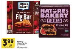 Vons Nature's Bakery Fig Bar or Brownie offer