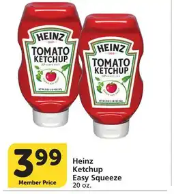 Vons Heinz Ketchup Easy Squeeze offer