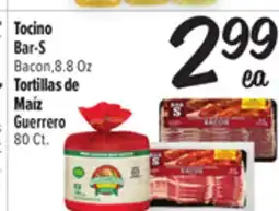 El Super Fresh Bar-S Bacon or Guerrero offer