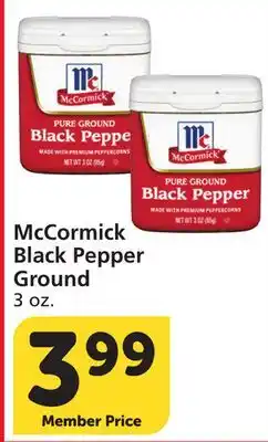Vons McCormick Black Pepper Ground offer