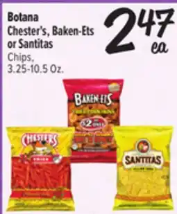 El Super Fresh Chester's, Baken-Ets or Santitas Chips offer