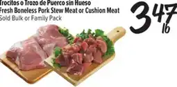El Super Fresh Fresh Boneless Pork Stew Meat or Cushion Meat offer