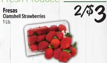 El Super Fresh Clamshell Strawberries offer