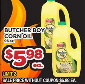 Torres Supermercado BUTCHER BOY CORN OIL offer