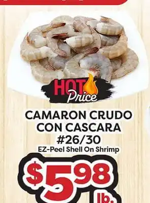 Torres Supermercado CAMARON CRUDO CON CASCARA offer