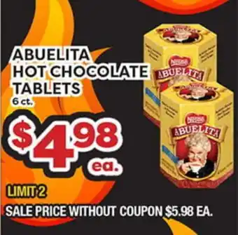 Torres Supermercado ABUELITA HOT CHOCOLATE TABLETS offer