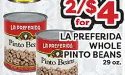 Torres Supermercado LA PREFERIDA WHOLE PINTO BEANS offer