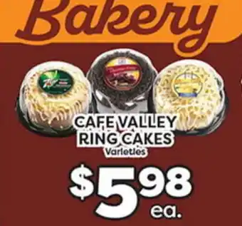 Torres Supermercado CAFE VALLEY RING CAKES offer