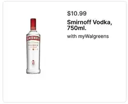 Walgreens Smirnoff Vodka offer