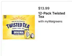Walgreens 12-Pack Twisted Tea offer