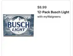 Walgreens 12-Pack Busch Light offer