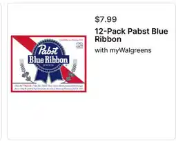 Walgreens Pabst Blue Ribbon offer