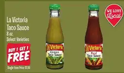 Jewel-Osco La Victoria Taco Sauce offer