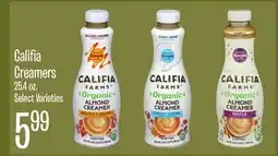 Jewel-Osco Califia Creamers offer