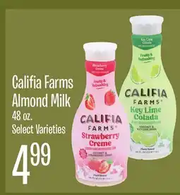 Jewel-Osco Califia Farms Almond Milk offer