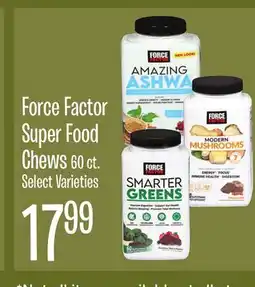 Jewel-Osco Force Factor Super Food Chews offer